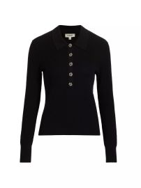 Shop LAGENCE Sterling Jeweled Button Sweater at Saks Fifth Avenue